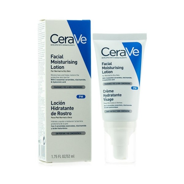 CeraVe Loción Hidratante Rostro 52 ml