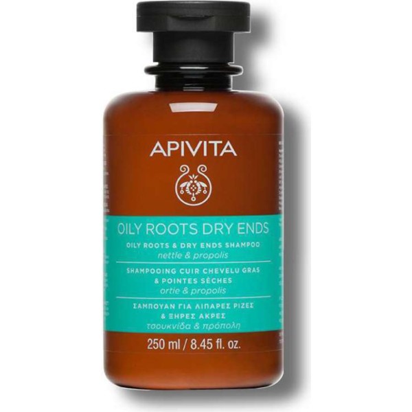 Apivita oily roots dry ends champu 250ml