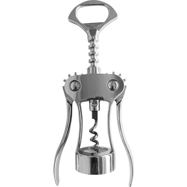 Sacacorchos dos brazos cromado